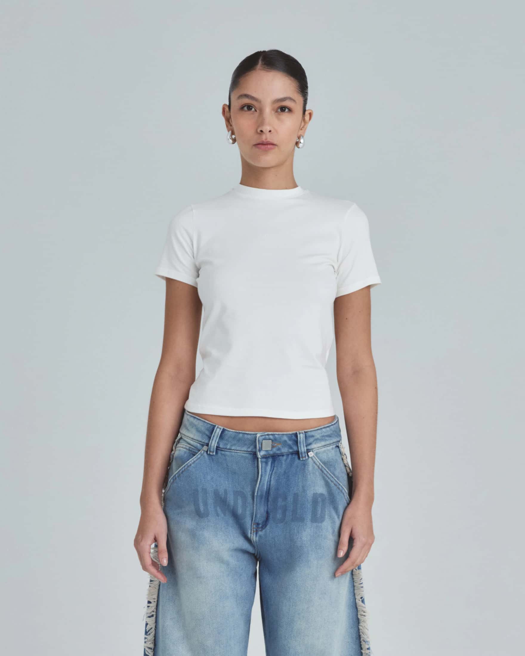 Line Undergold Studio Long Baby Tee White - miniatura 2