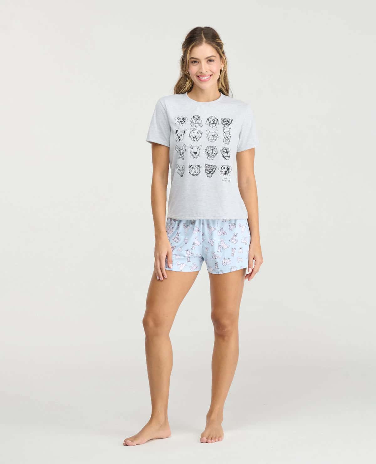 Pijama de Short | Camisa Manga Corta | Estampado