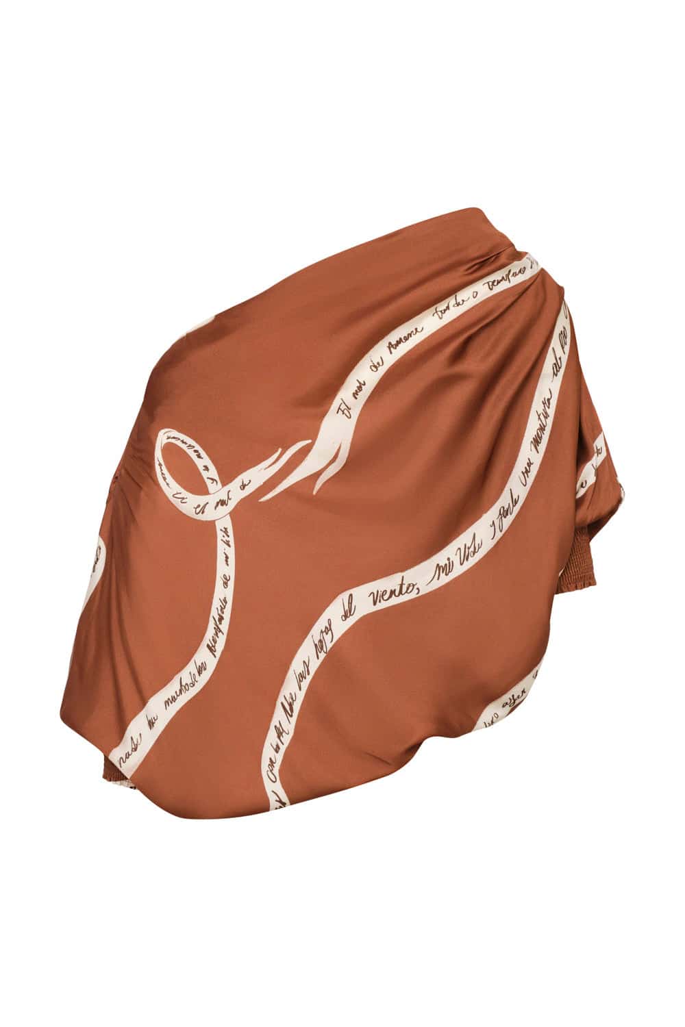 Blusa new adelle ivory coffee - miniatura 3