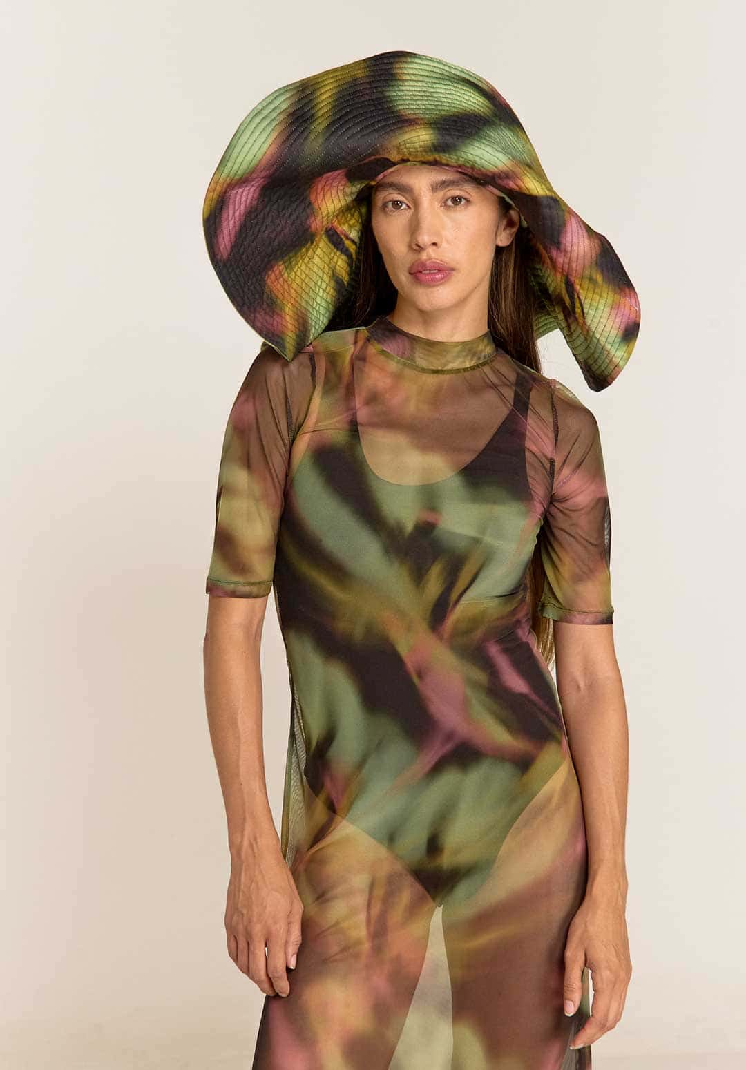 Vestido Mesh Bruma Blur - miniatura 4