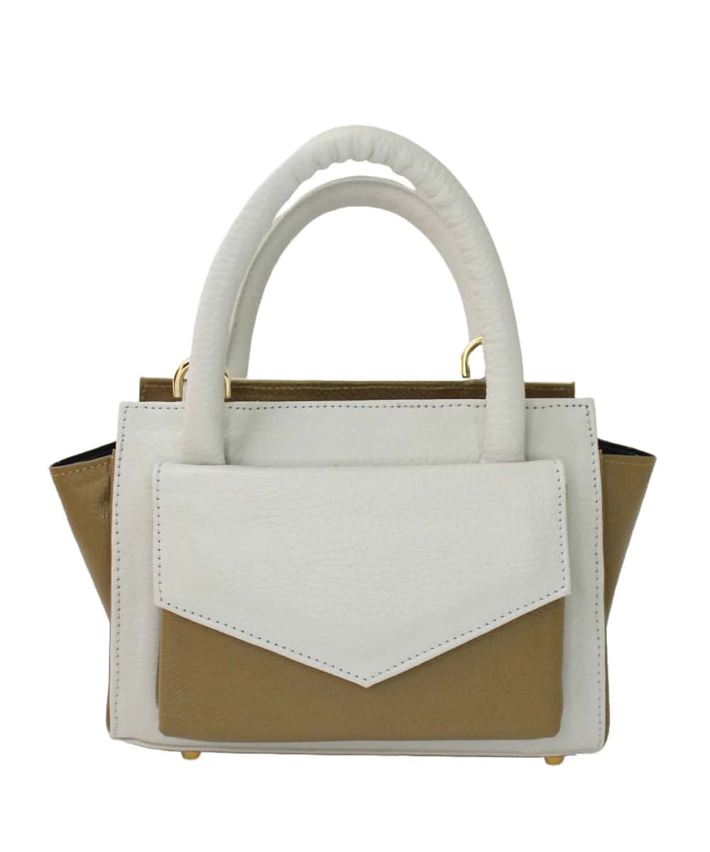 Bolso en cuero – MiniBag salted caramel