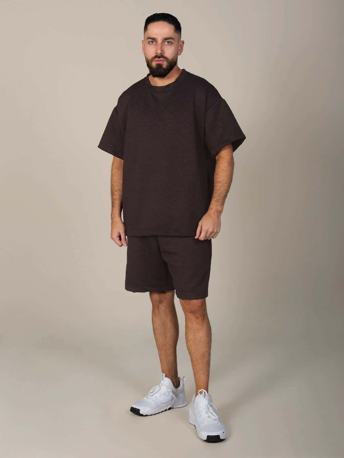 set mucura hombre cafe oscuro