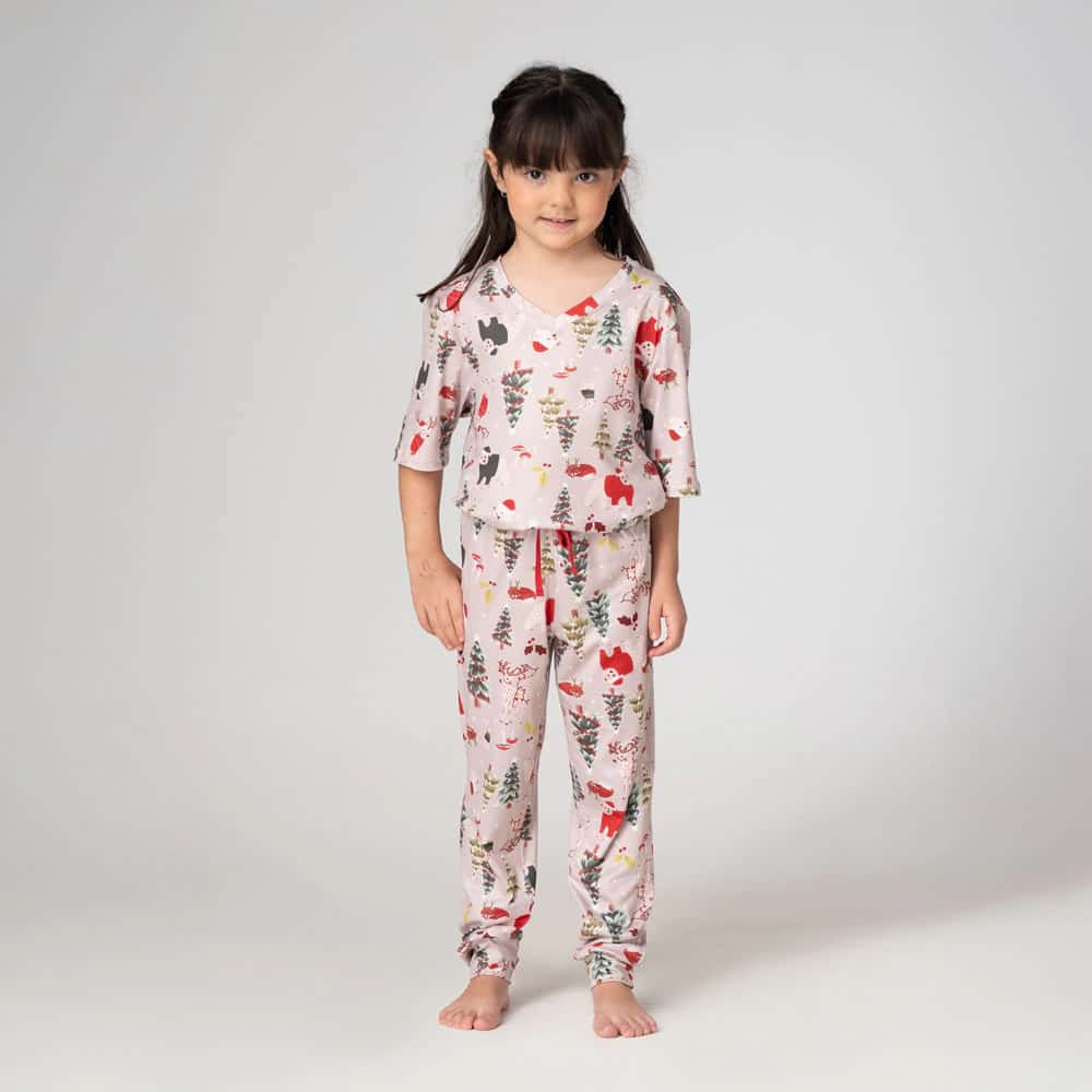 Conjunto de Pijama Navidad para Niña