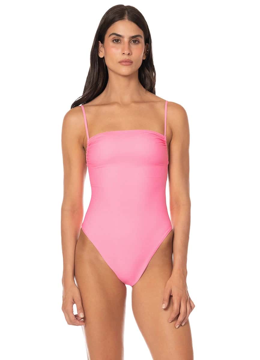 Maaji Pink Brittany Cheeky Cut Classic One Piece