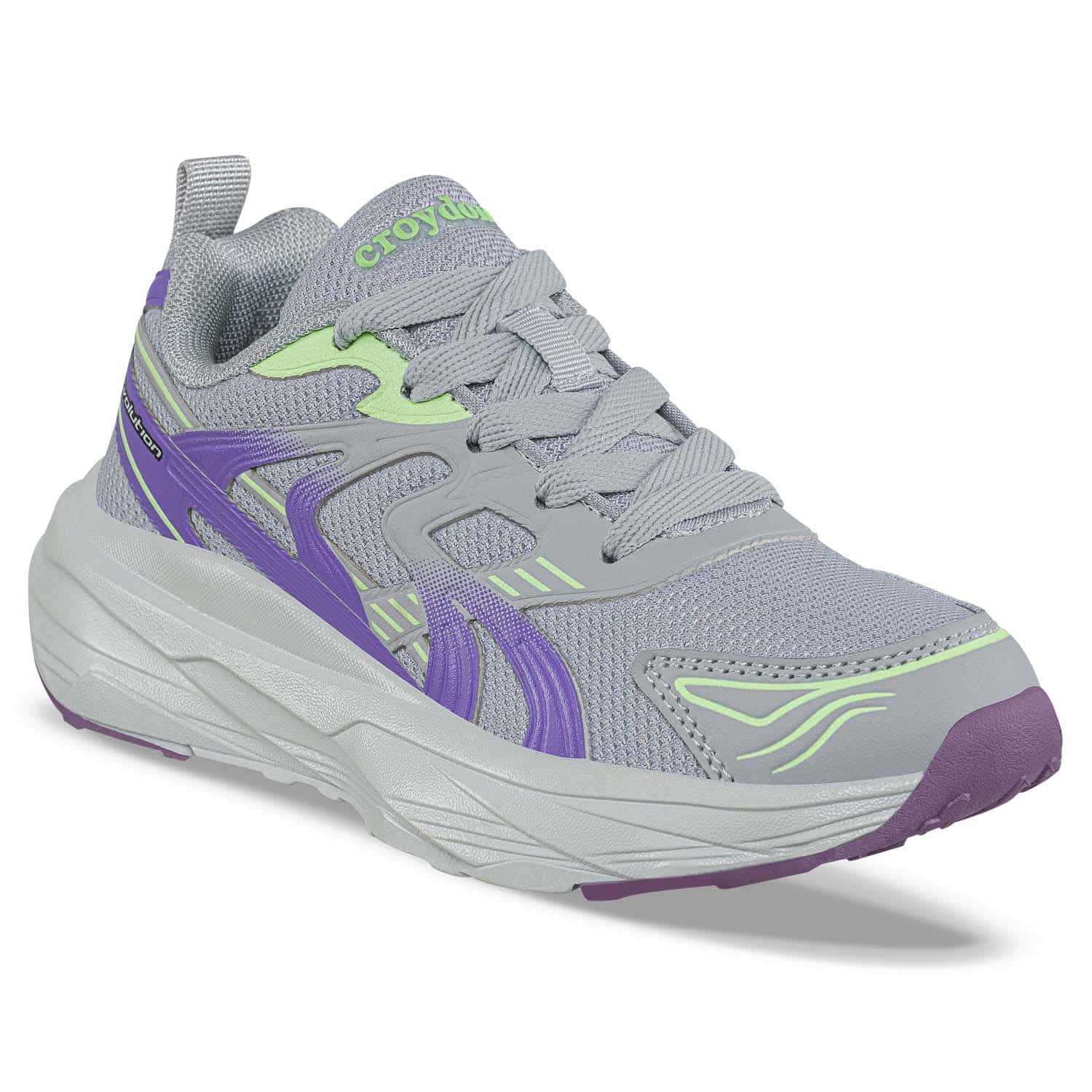 Tenis Running Deko Gris Croydon Para Niña