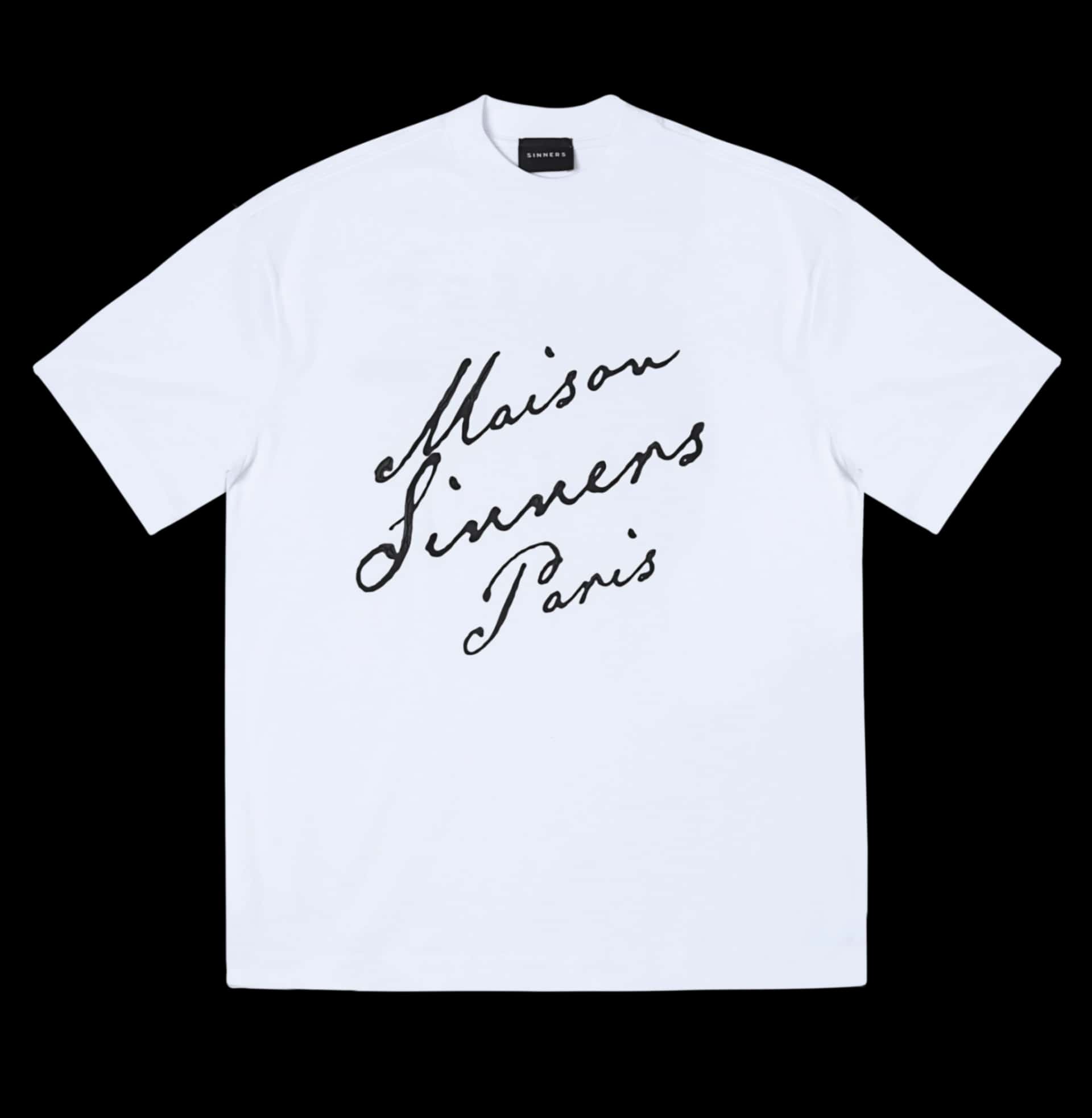 MAISON SINNERS WHITE T-SHIRT