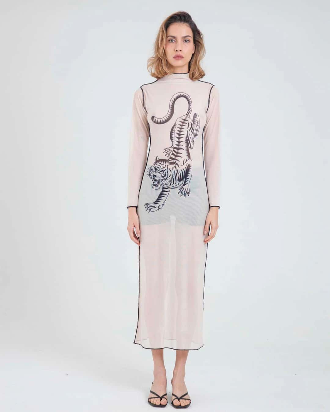 TIGER MESH DRESS - miniatura 1