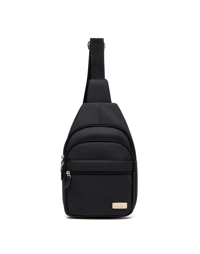Bolso manos libres en cuero para hombre REF T006JHML