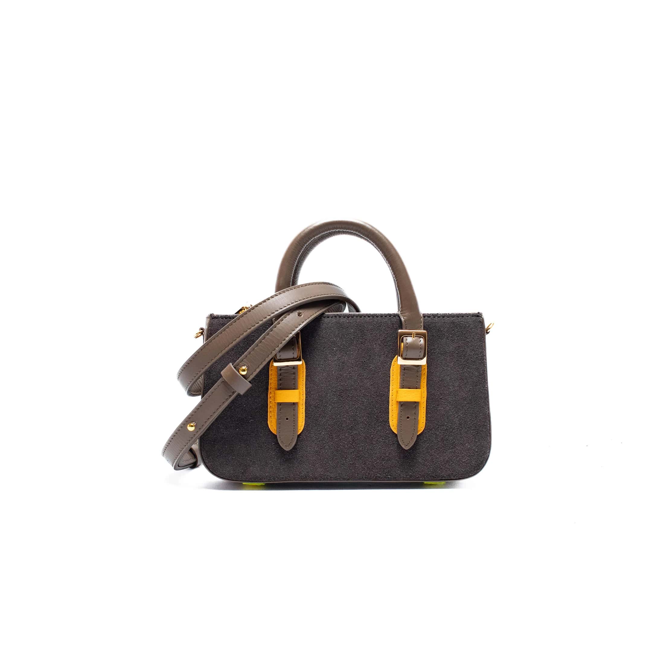 LOVELY BAG - taupe x mango maduro
