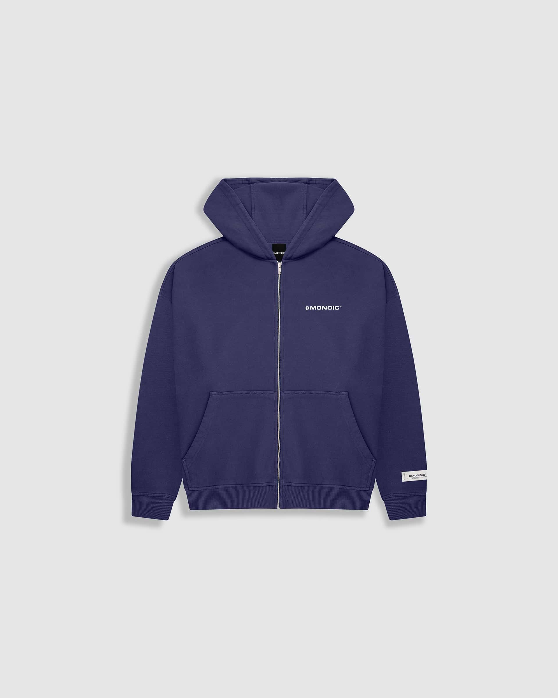 Zip Hoodie Oversized Básico V3 - Lavanda