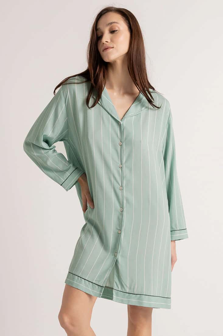 Camisón manga larga
