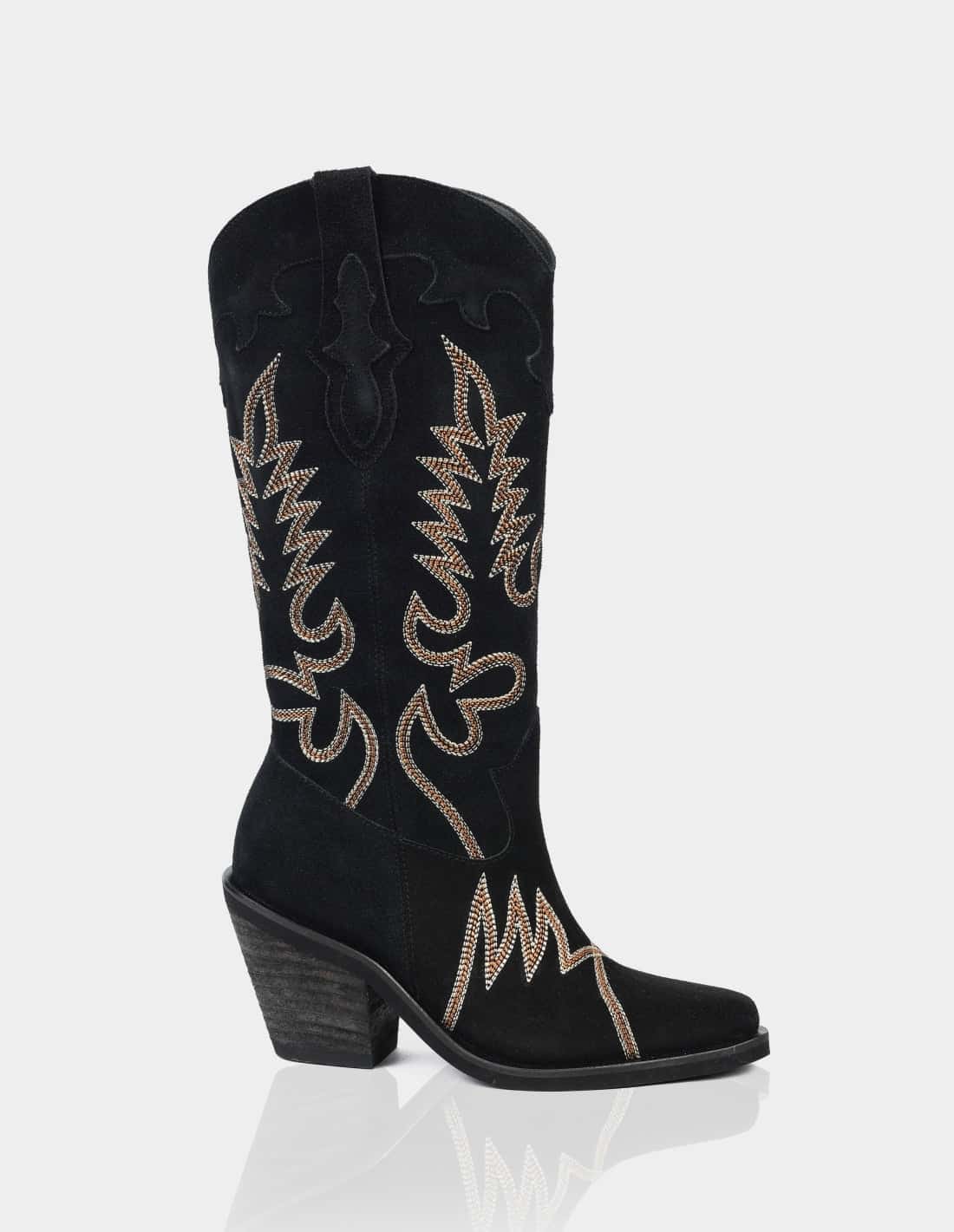 Texana Soho Gamuza Negro