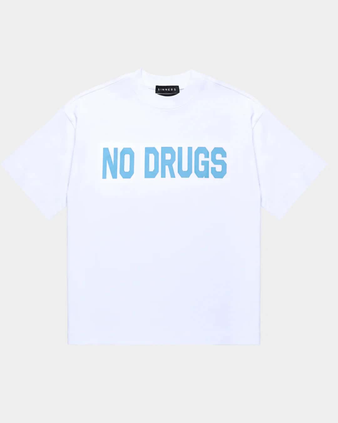NO DRUGS WHITE T-SHIRT - miniatura 1