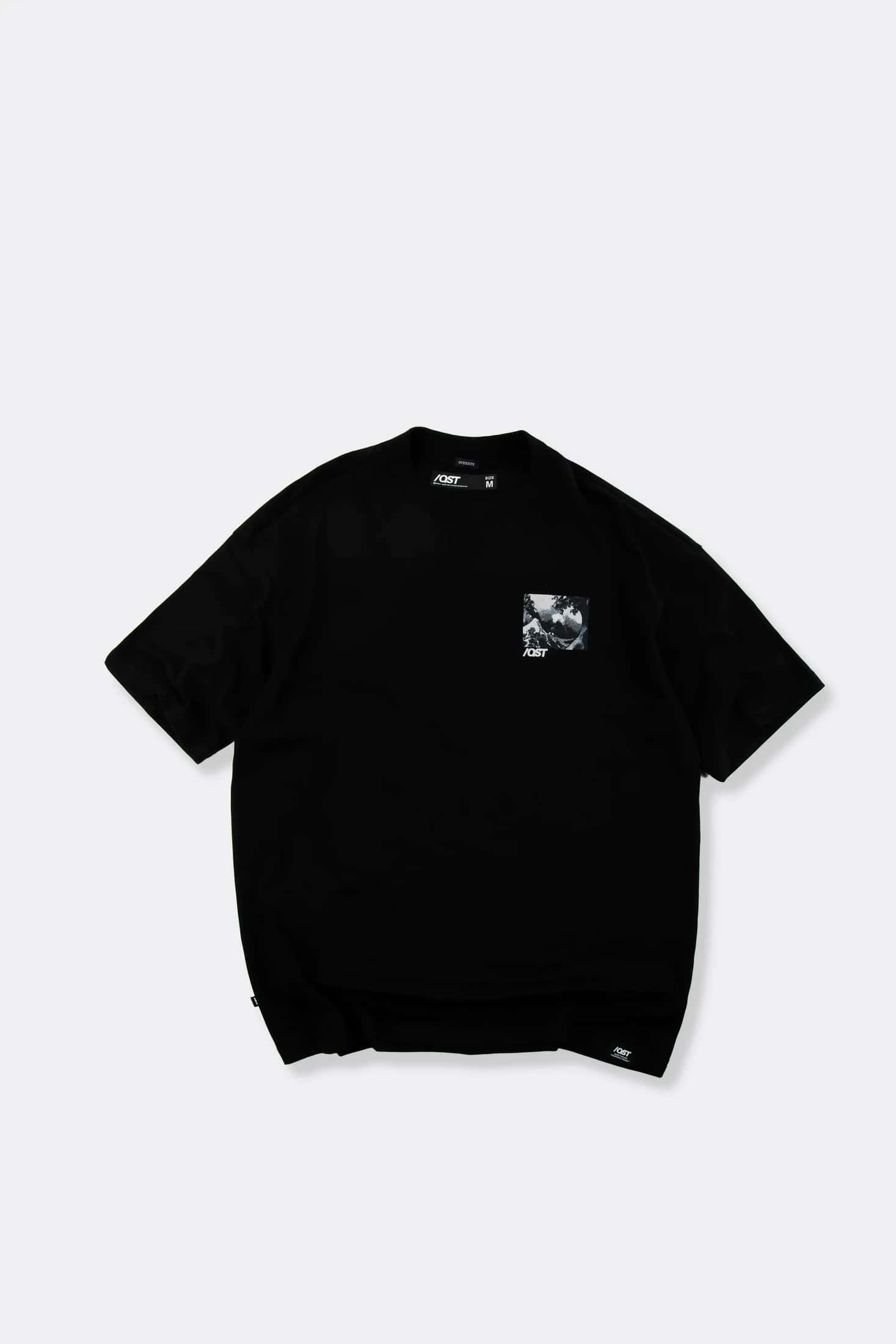 CAMISETA MANGA CORTA COLOR NEGRO