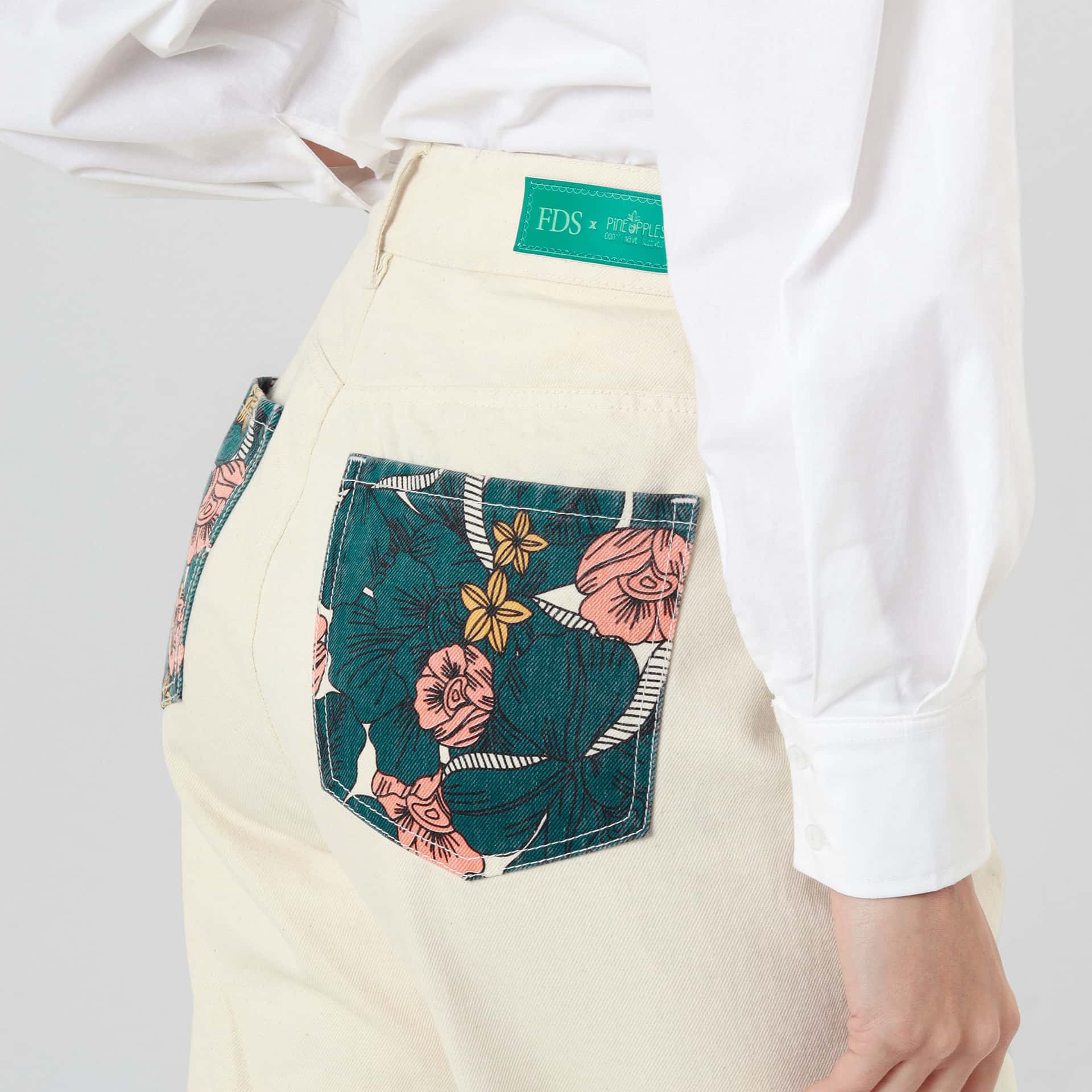 Pantalon Flores FDS x Pineapples - miniatura 3