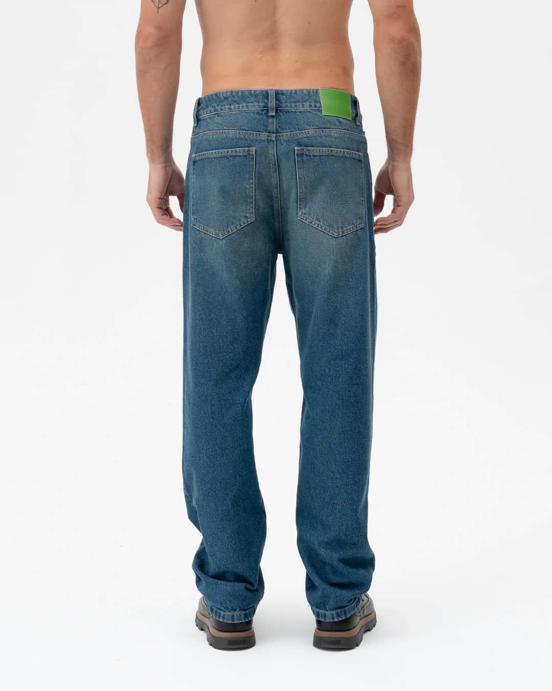 BR02 DARK MEDIUM REGULAR JEAN - miniatura 3