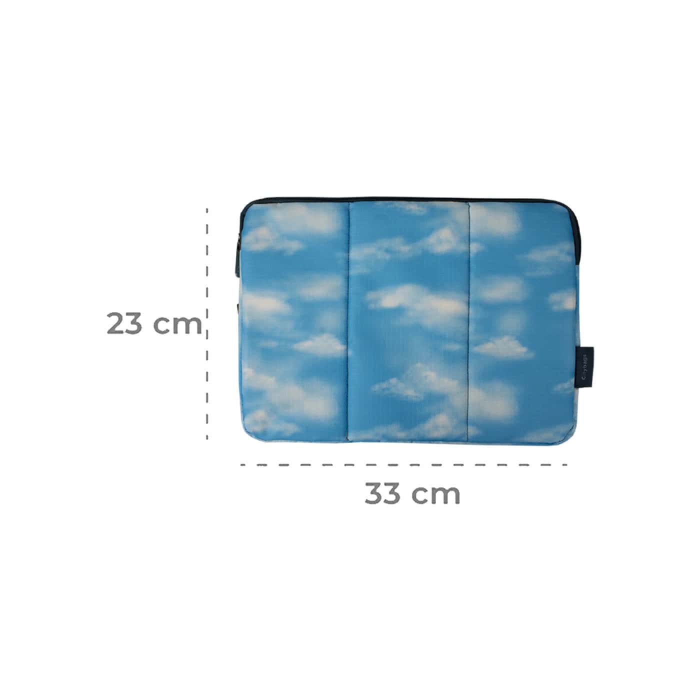 Estuche Laptop Pequeño ULTRA Estampado Nube Citybags Multicolor 33x23x2