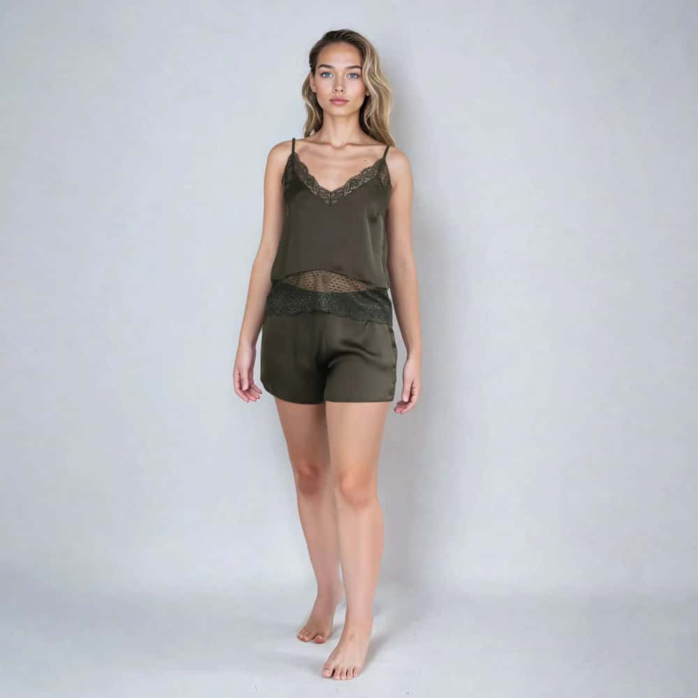 Short Corto Verde Militar