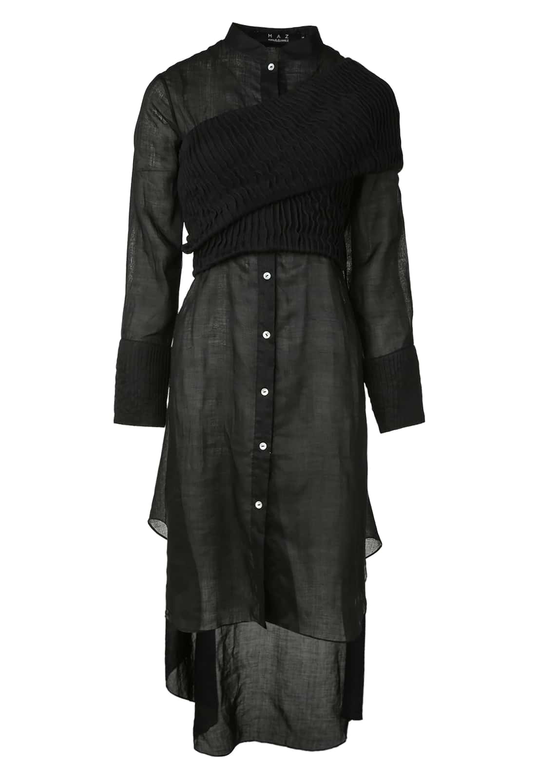 FURROWS SHIRT DRESS TOP