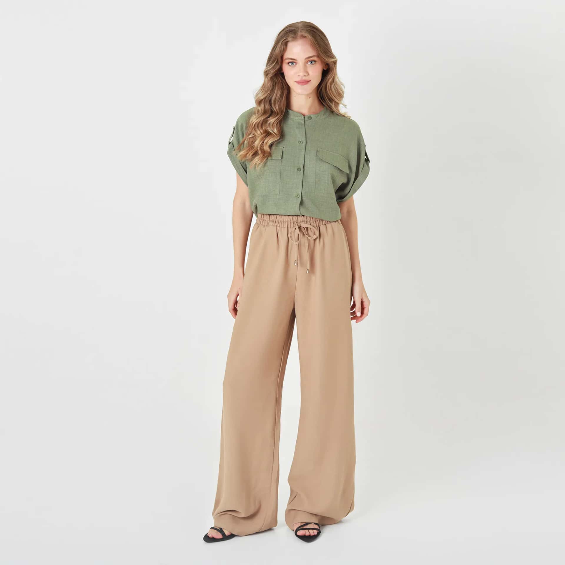 Pantalon Tiro Alto Bota Recta