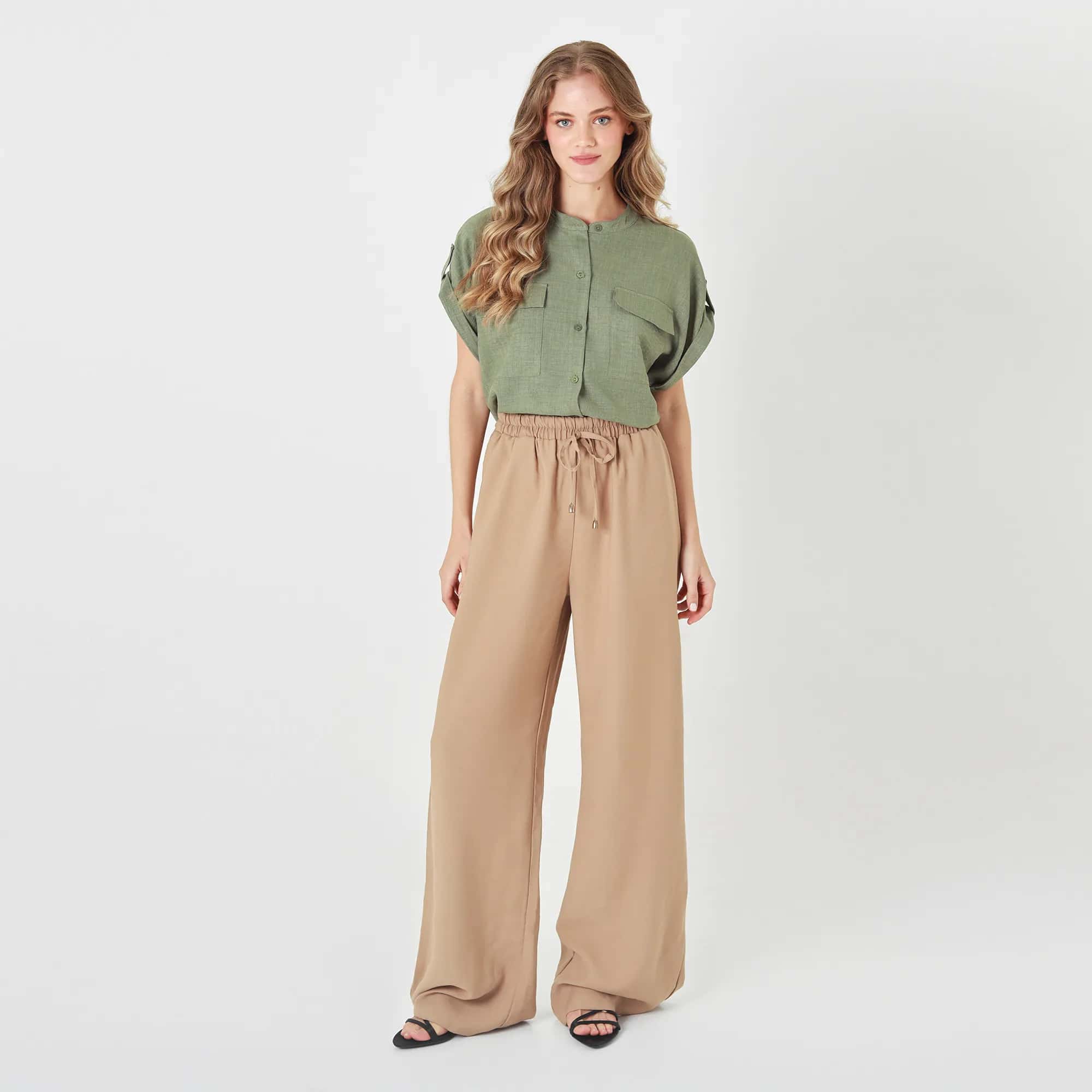 Pantalon Tiro Alto Bota Recta