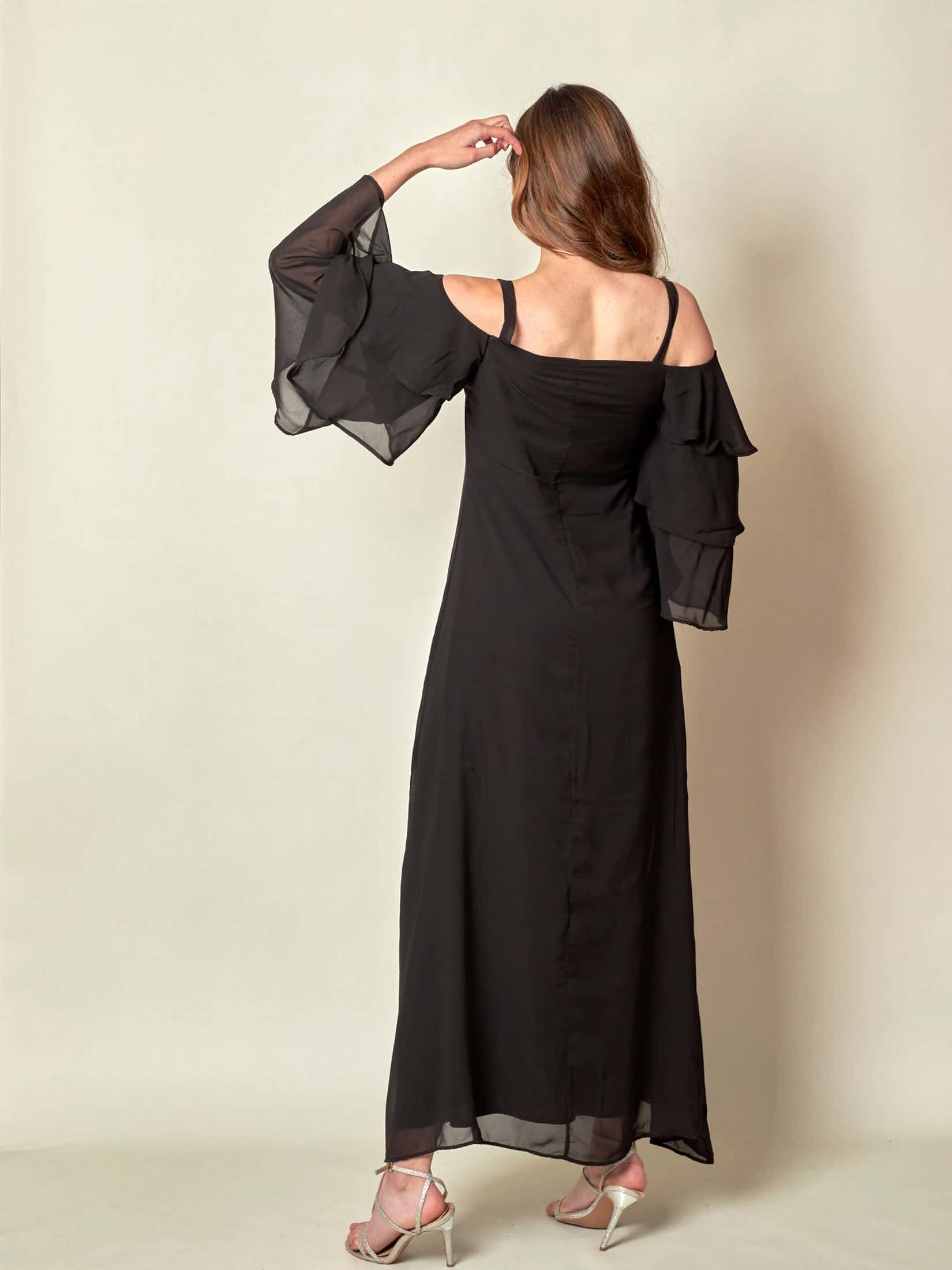 Vestido Sicilia Negro - miniatura 4