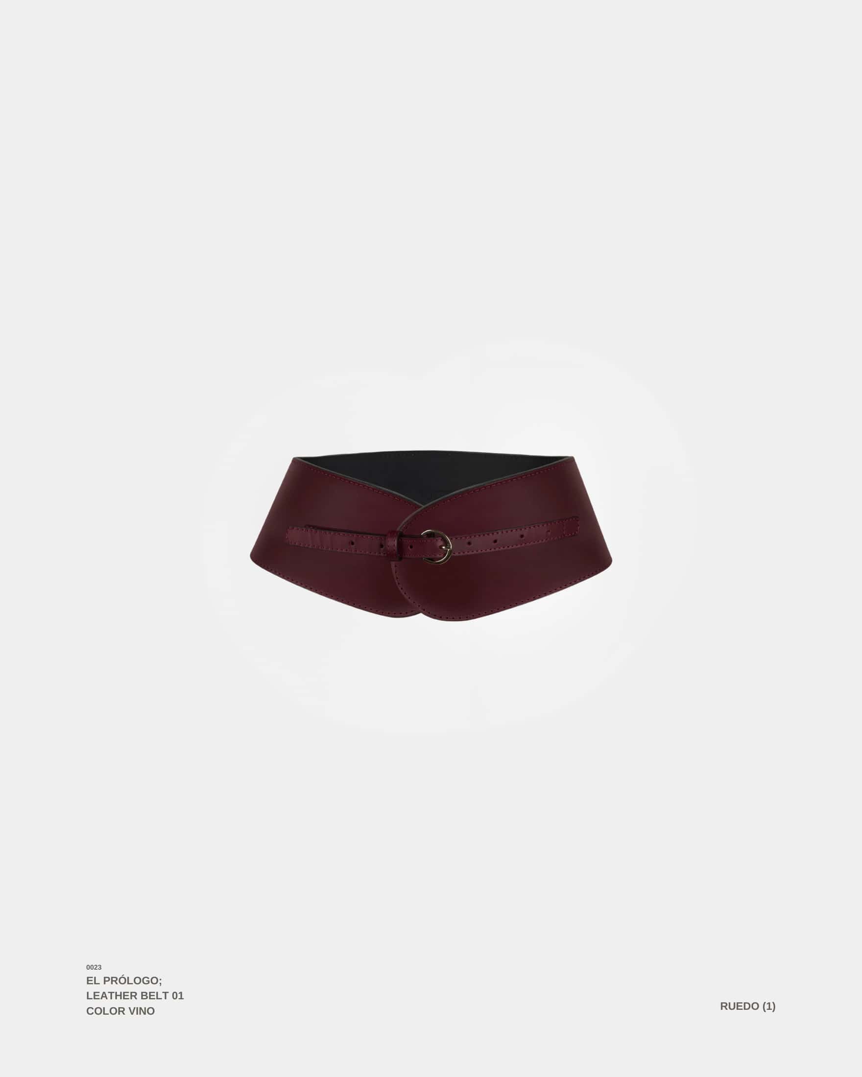 "EL PRÓLOGO" BELT VINO