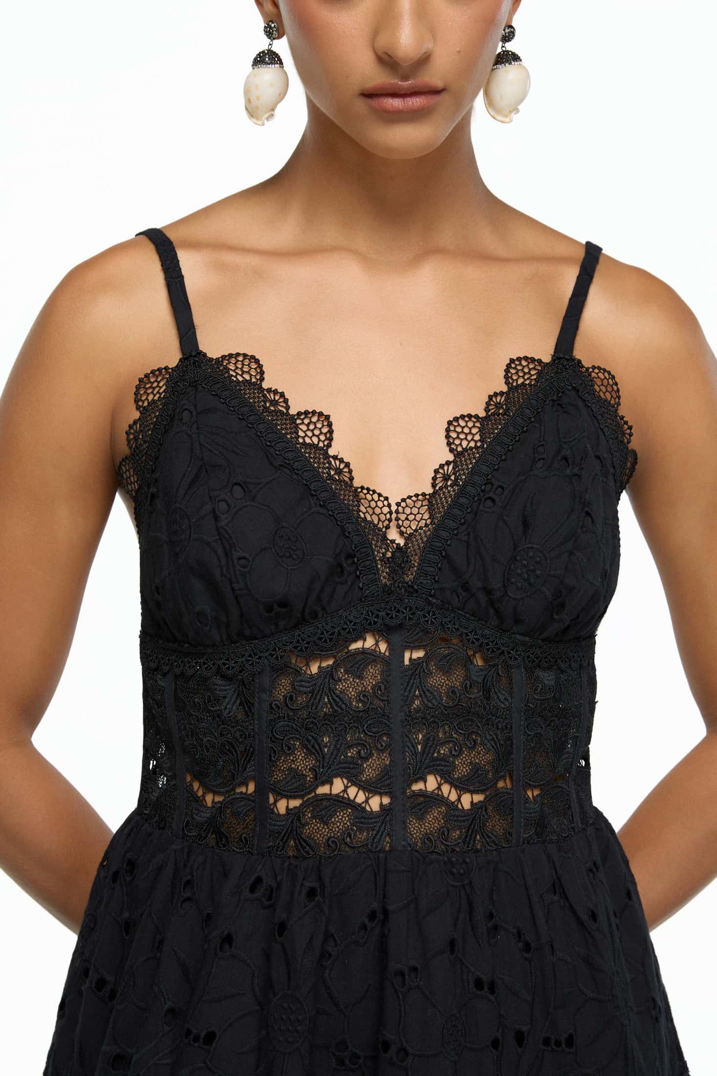 PENELOPE MINI DRESS BLACK - miniatura 2