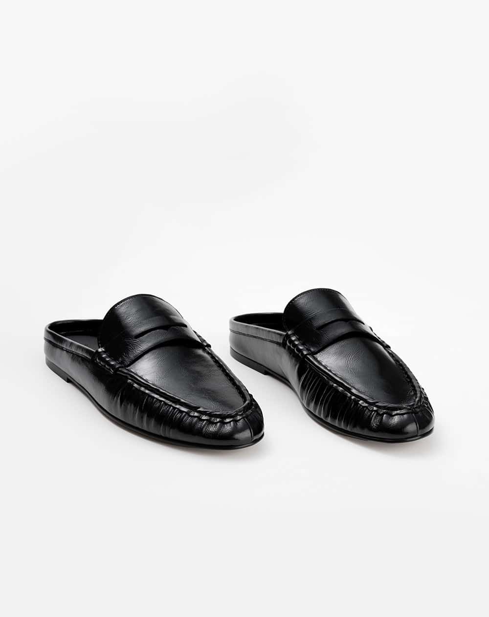 Zapatos loafer negro mujer