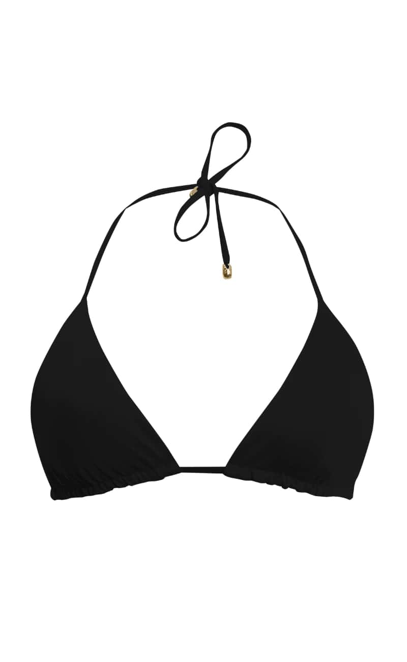 TOP BIKINI TRIANGULO JACARANDA NEGRO