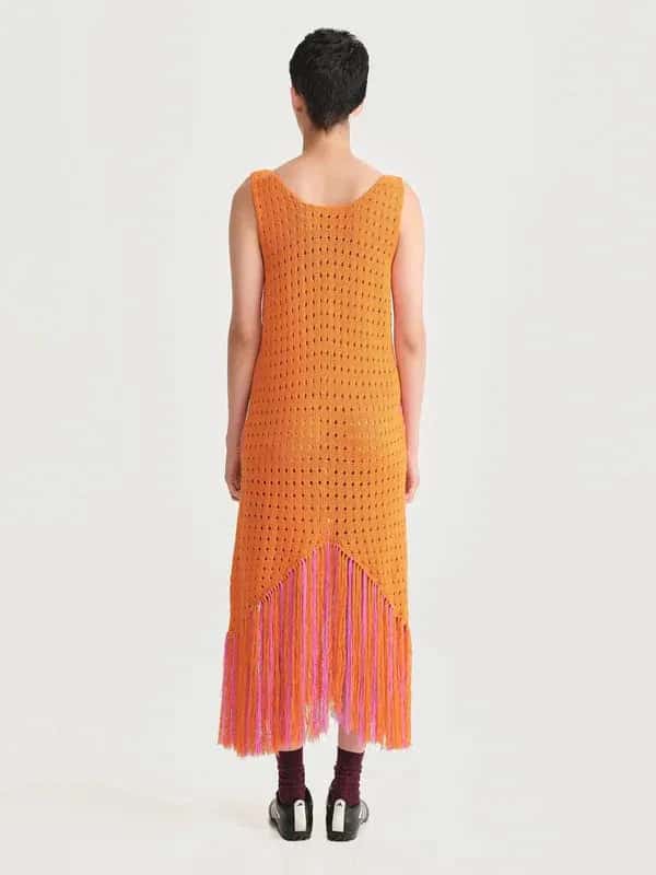 Vestido Vacaciones Naranja - miniatura 3