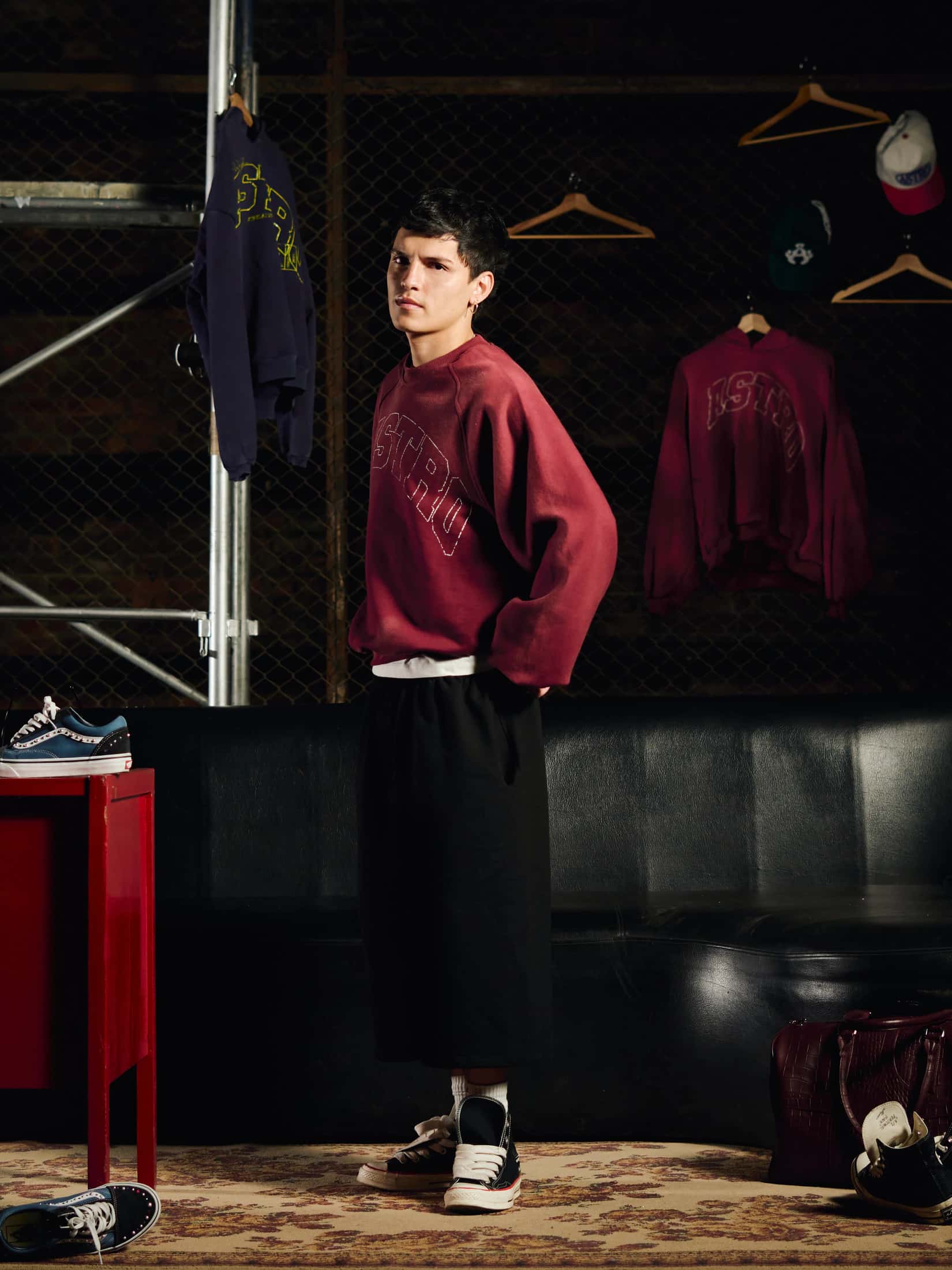 Crewneck Sun Faded — Burgundy - miniatura 5
