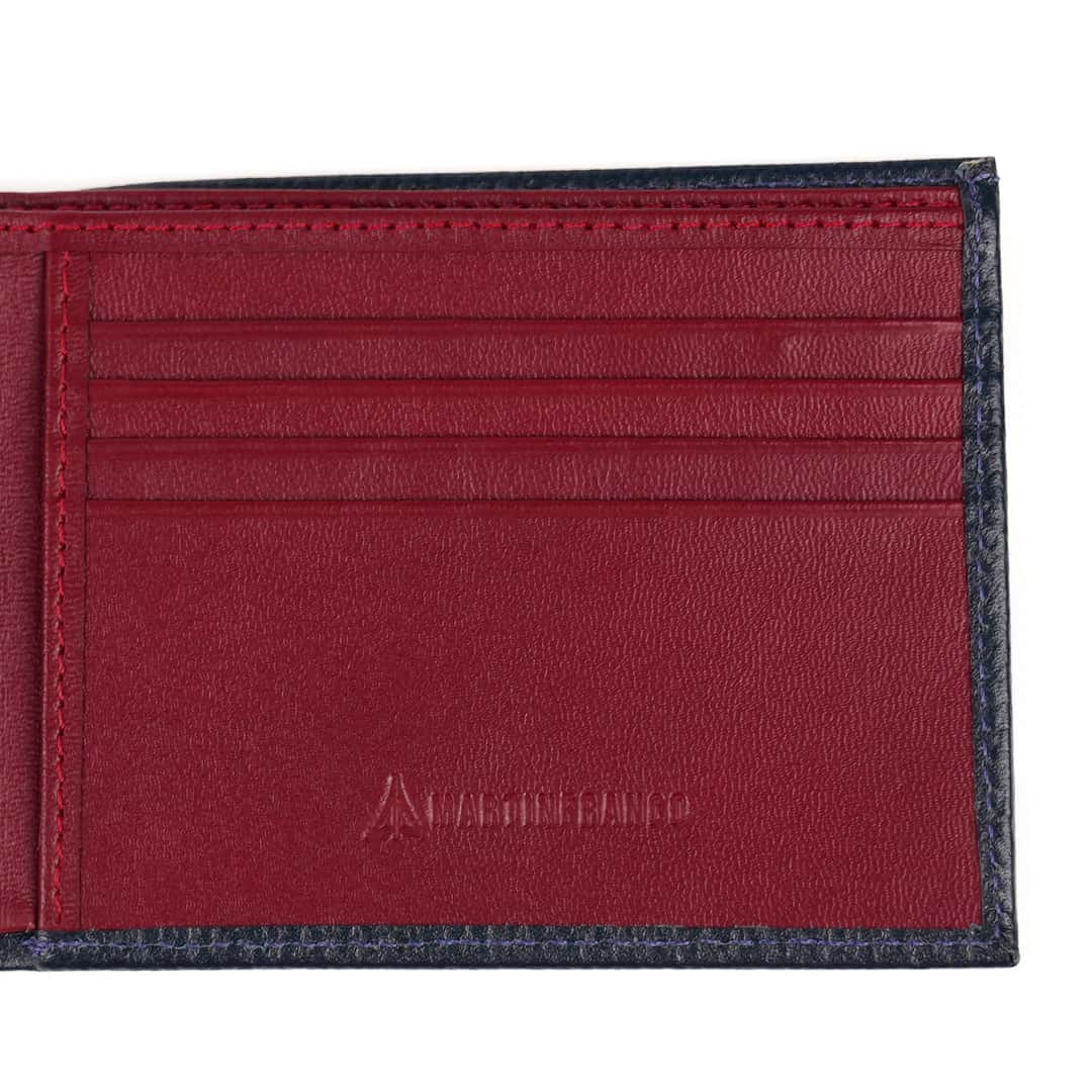 BILLETERA HOMBRE CAS AZUL X ROJO - miniatura 3