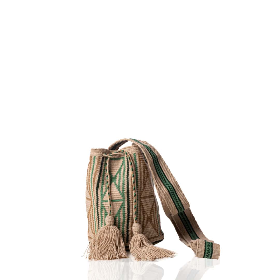 Mini Bolso Beige - Verde