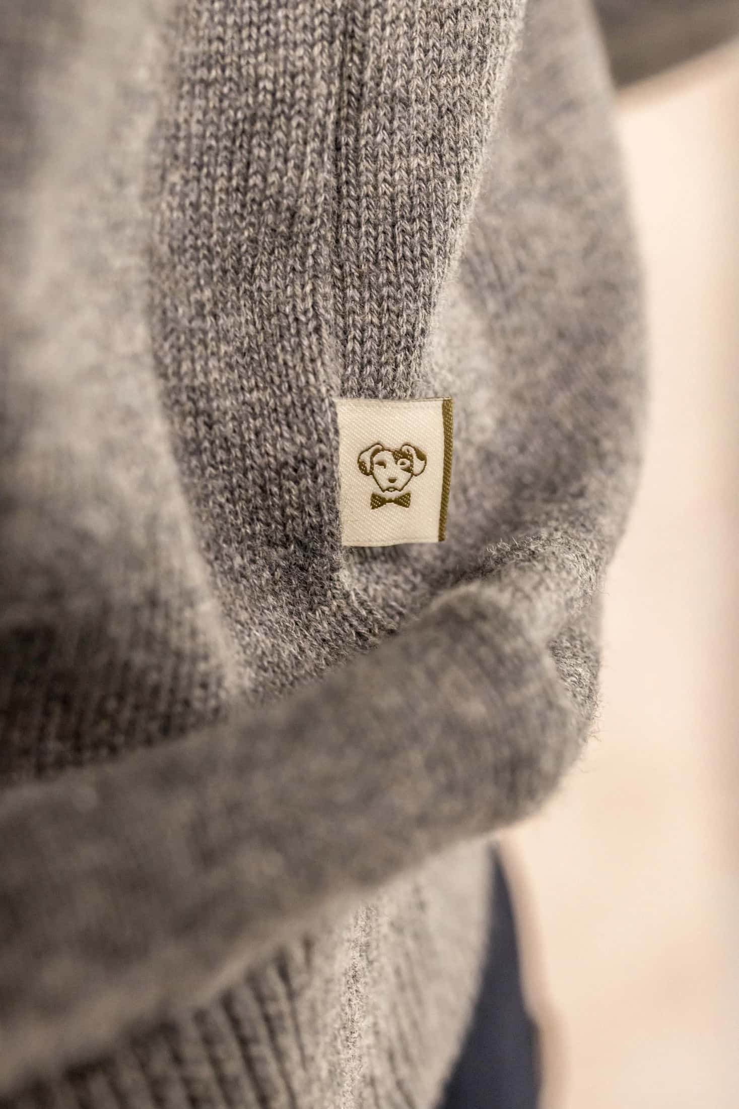 Halfzip Algodon Peinado Antiarrugas Gris Medio - miniatura 4