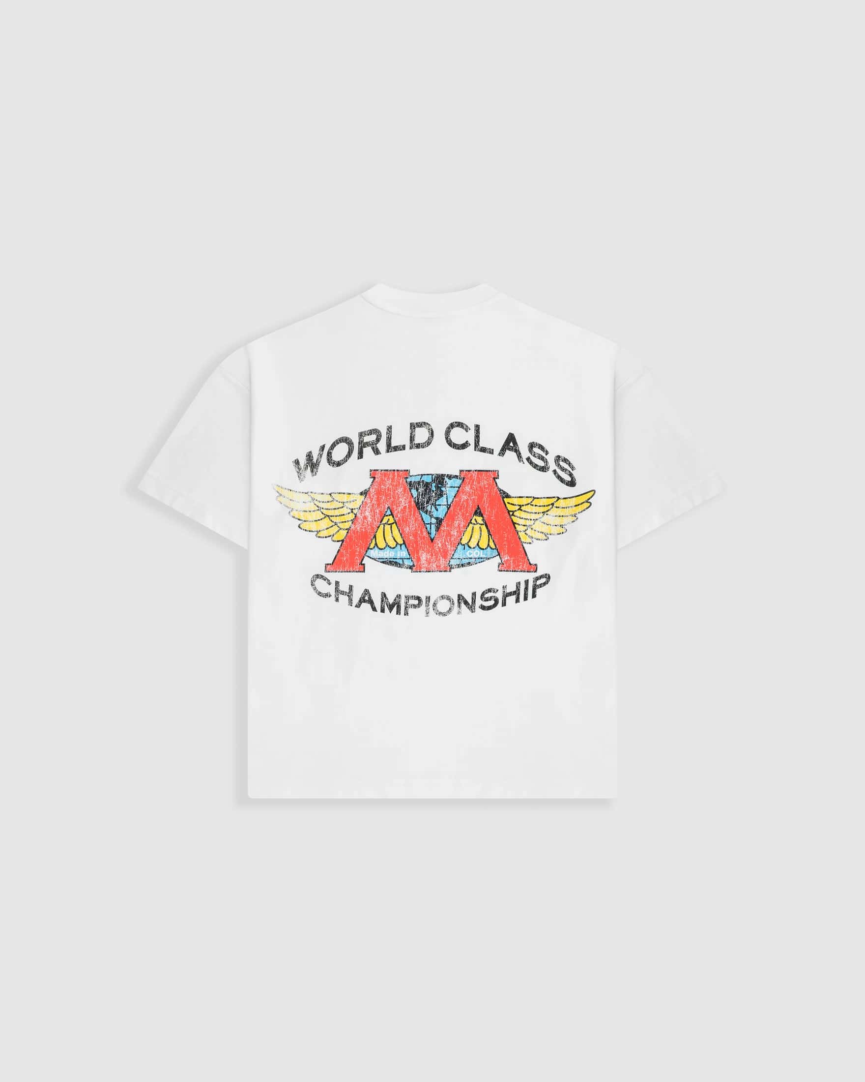Camiseta Boxy Fit World Class - Cloud Dancer - miniatura 1