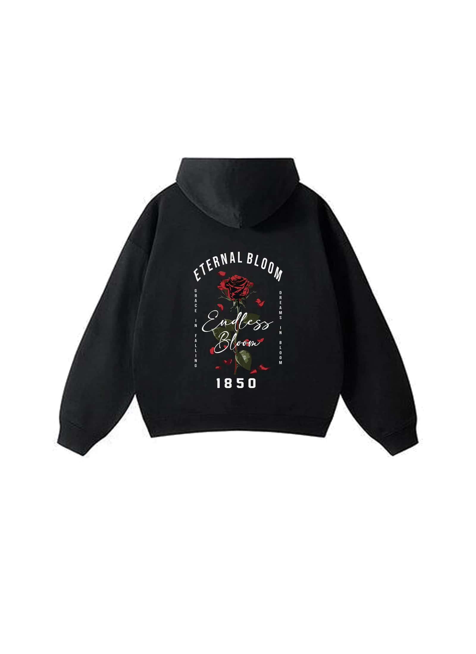Eternal Bloom Hoodie Black