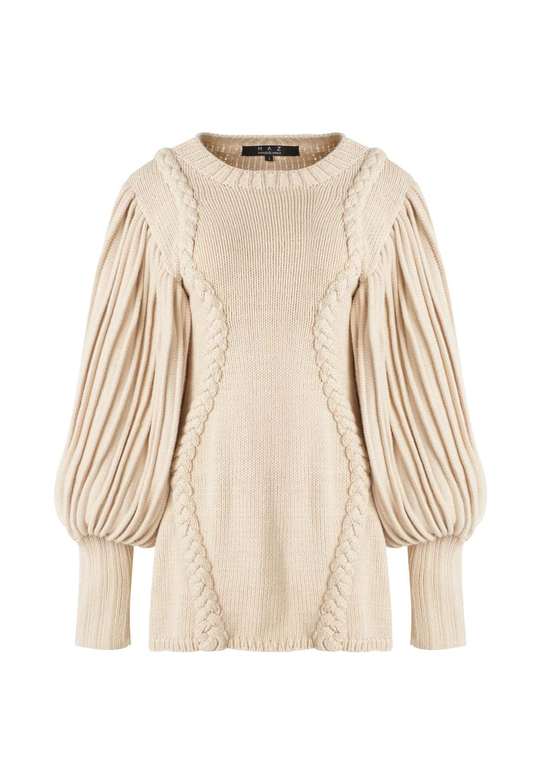 MINI WOVEN DRESS WITH WAVY BRAIDS
