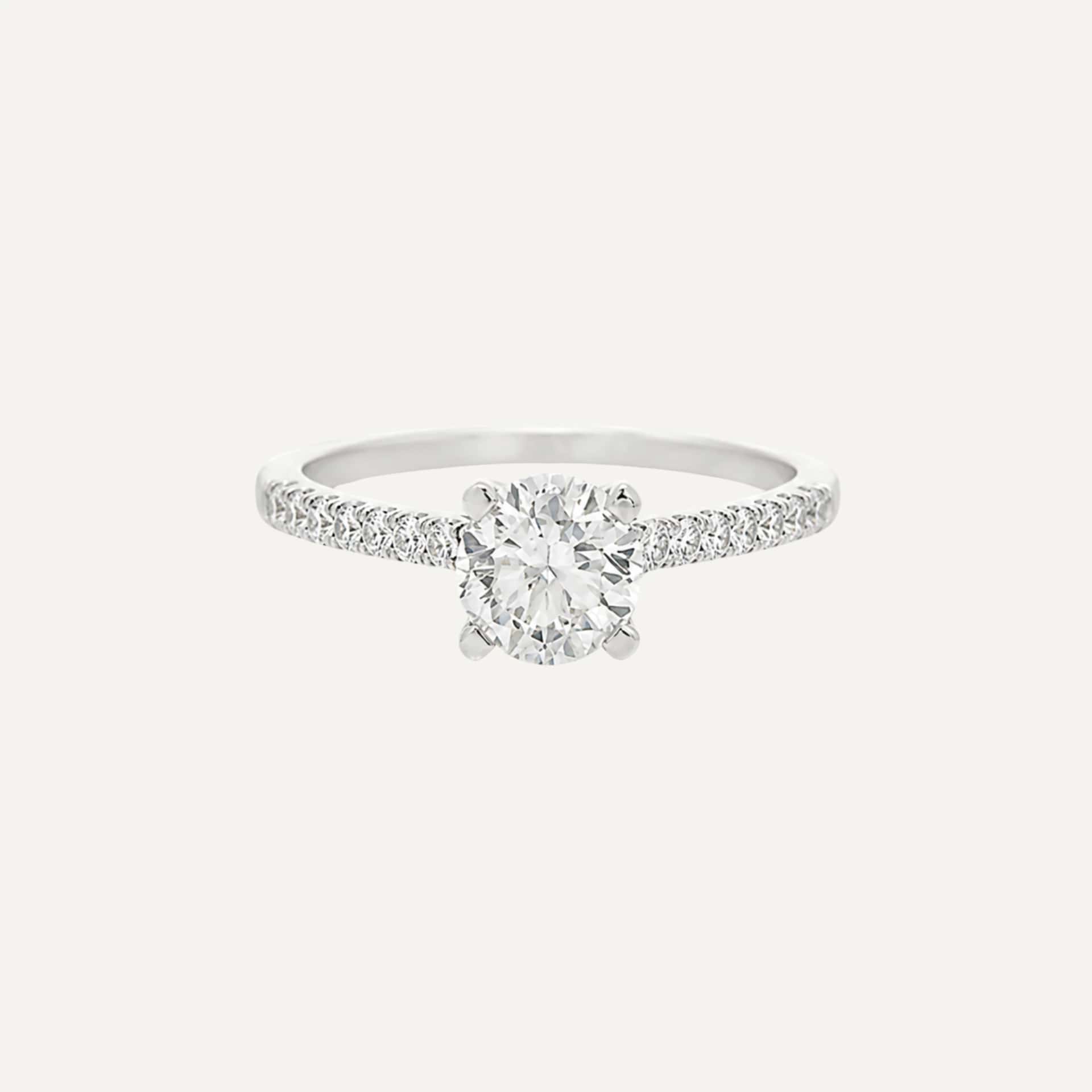 Princess engagement ring