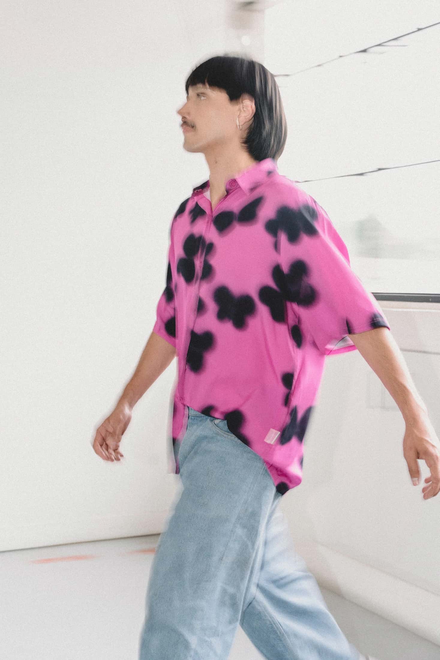 Camisa SOMBRAS rosa - UNISEX - miniatura 6