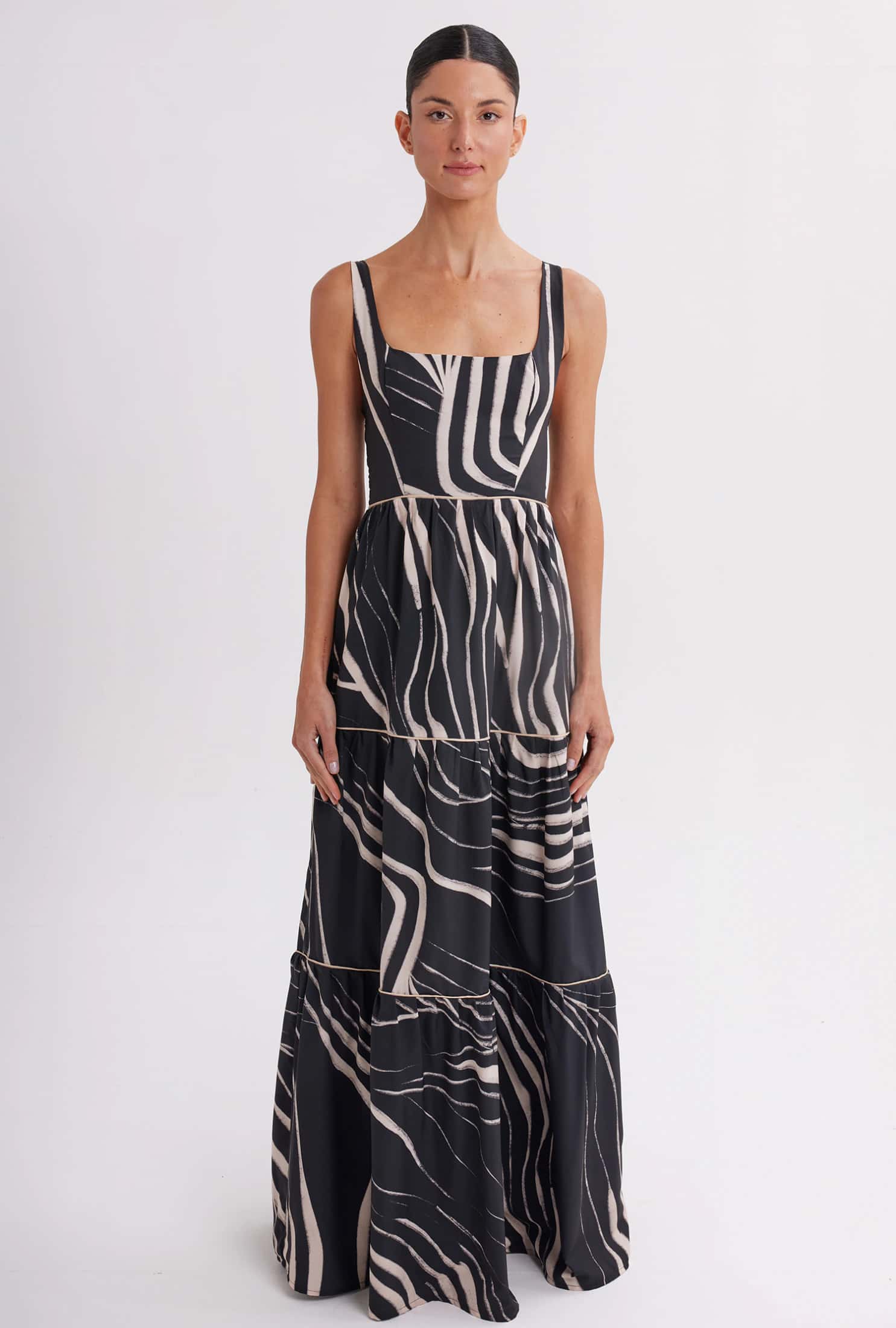 Vestido Largo Mujer Suki Waves
