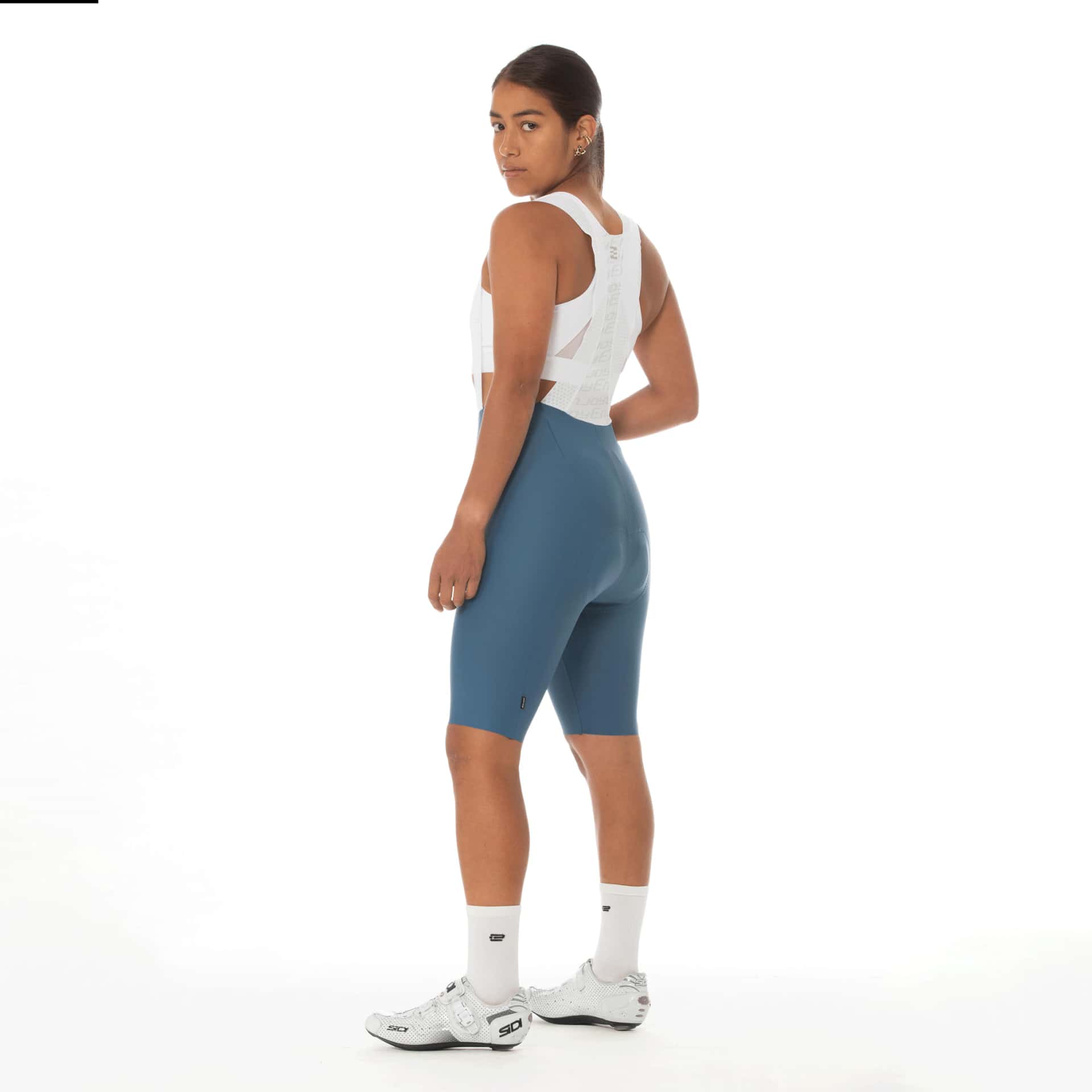 Pantaloneta Venge azul índigo con  cortes masculina - miniatura 8