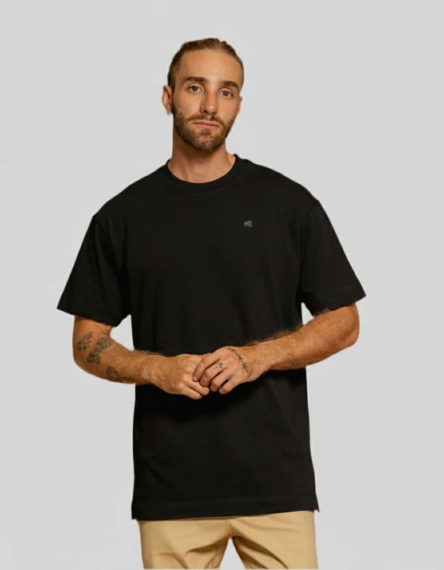 Camiseta Basic Custom Negra