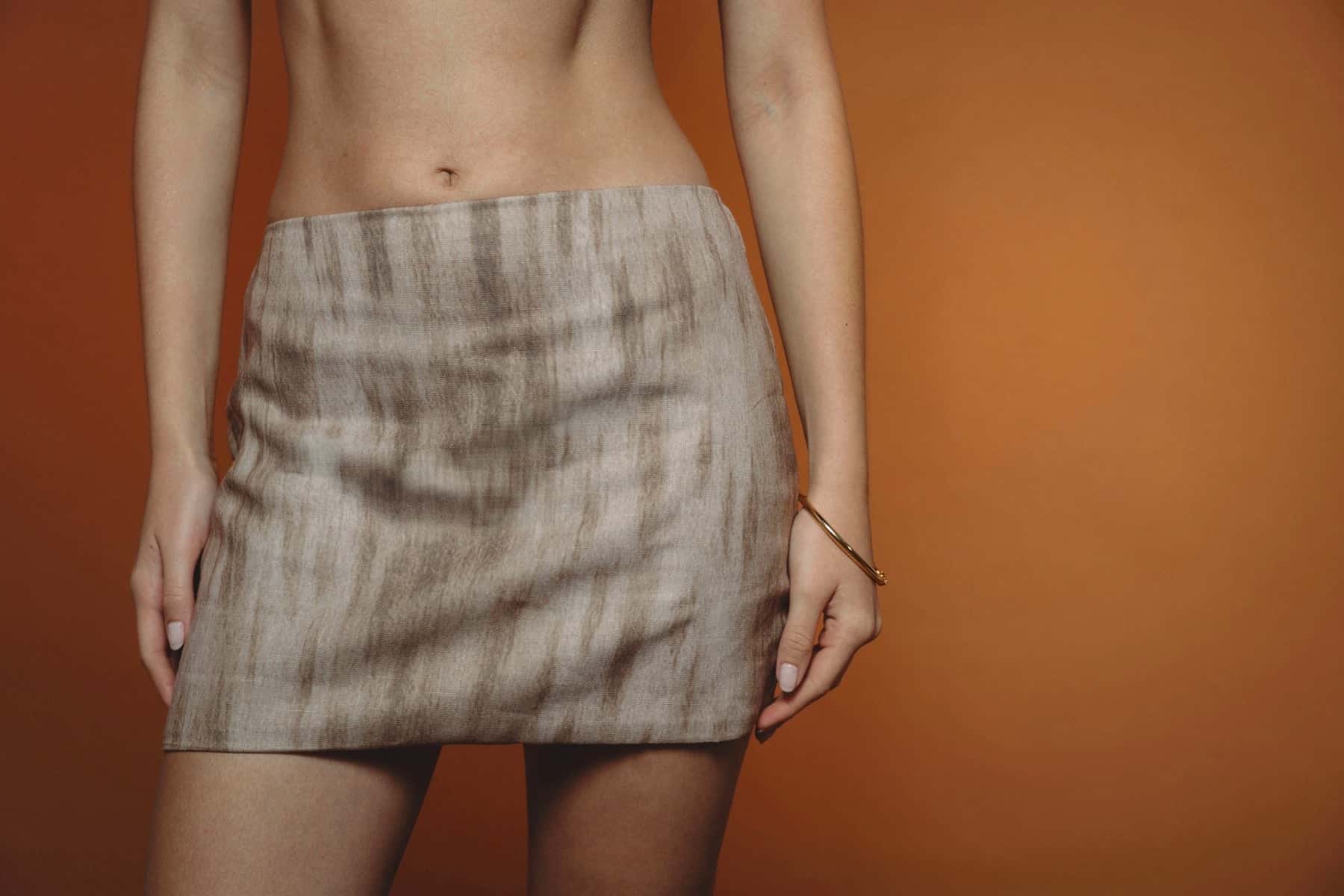 Frida Mini Skirt | Golden Veil