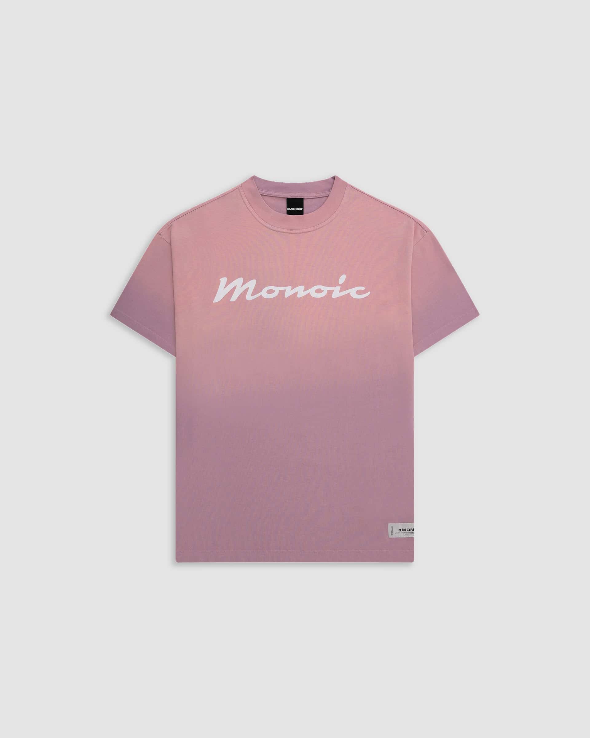 Camiseta Boxy Fit Riva - Rosado Malva Degradé