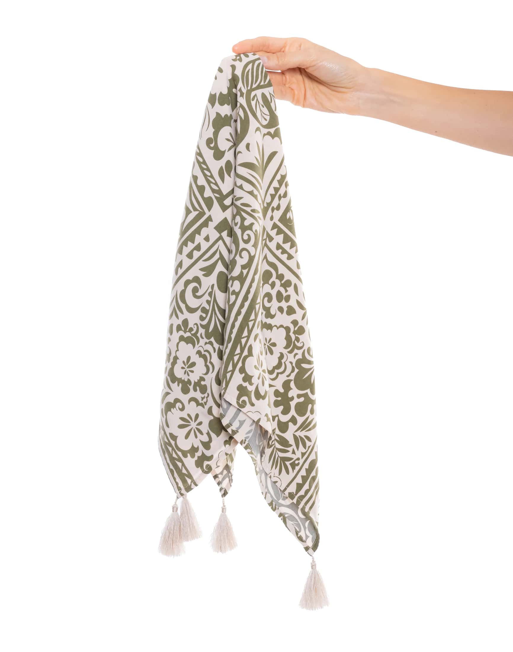 Pañoleta Con Estampado De Flores