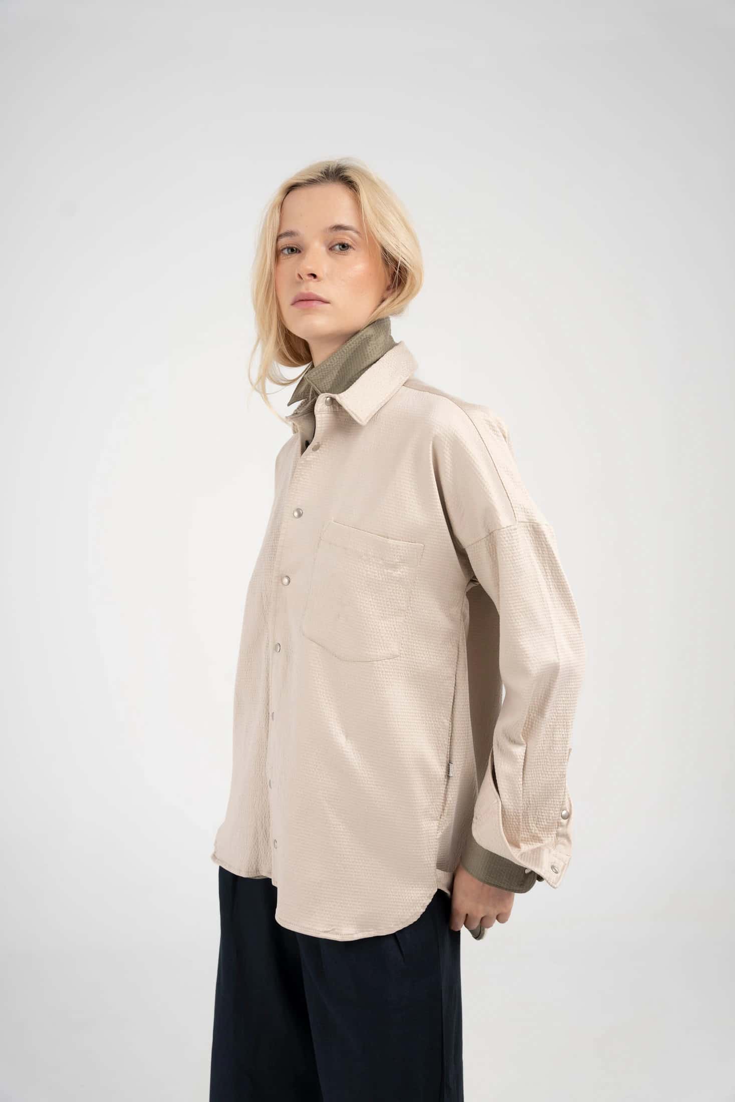 The Bubble Tencel Shacket