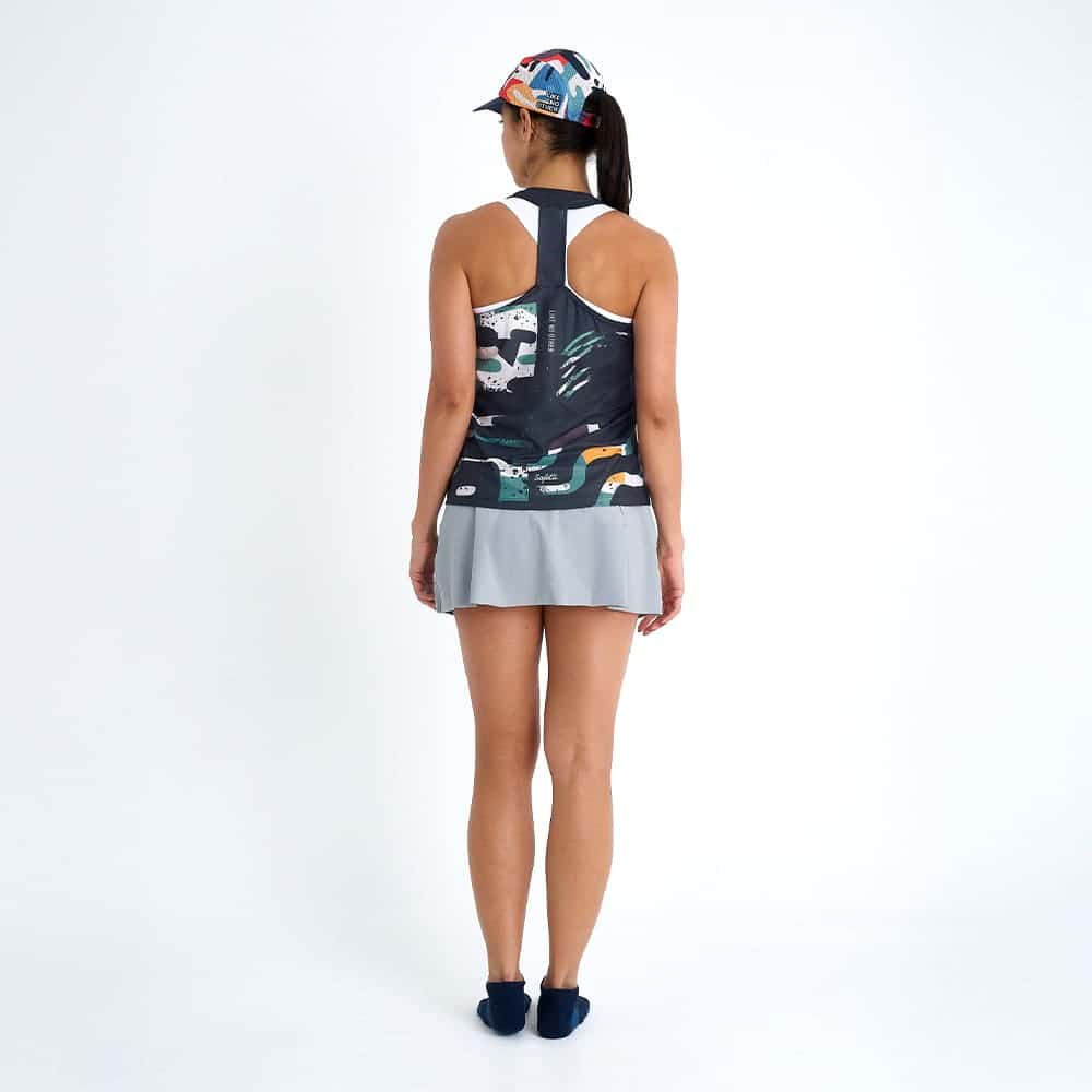 CAMISETA RUNNING MANGA SISA ROCART BLUE PARA MUJER - miniatura 2