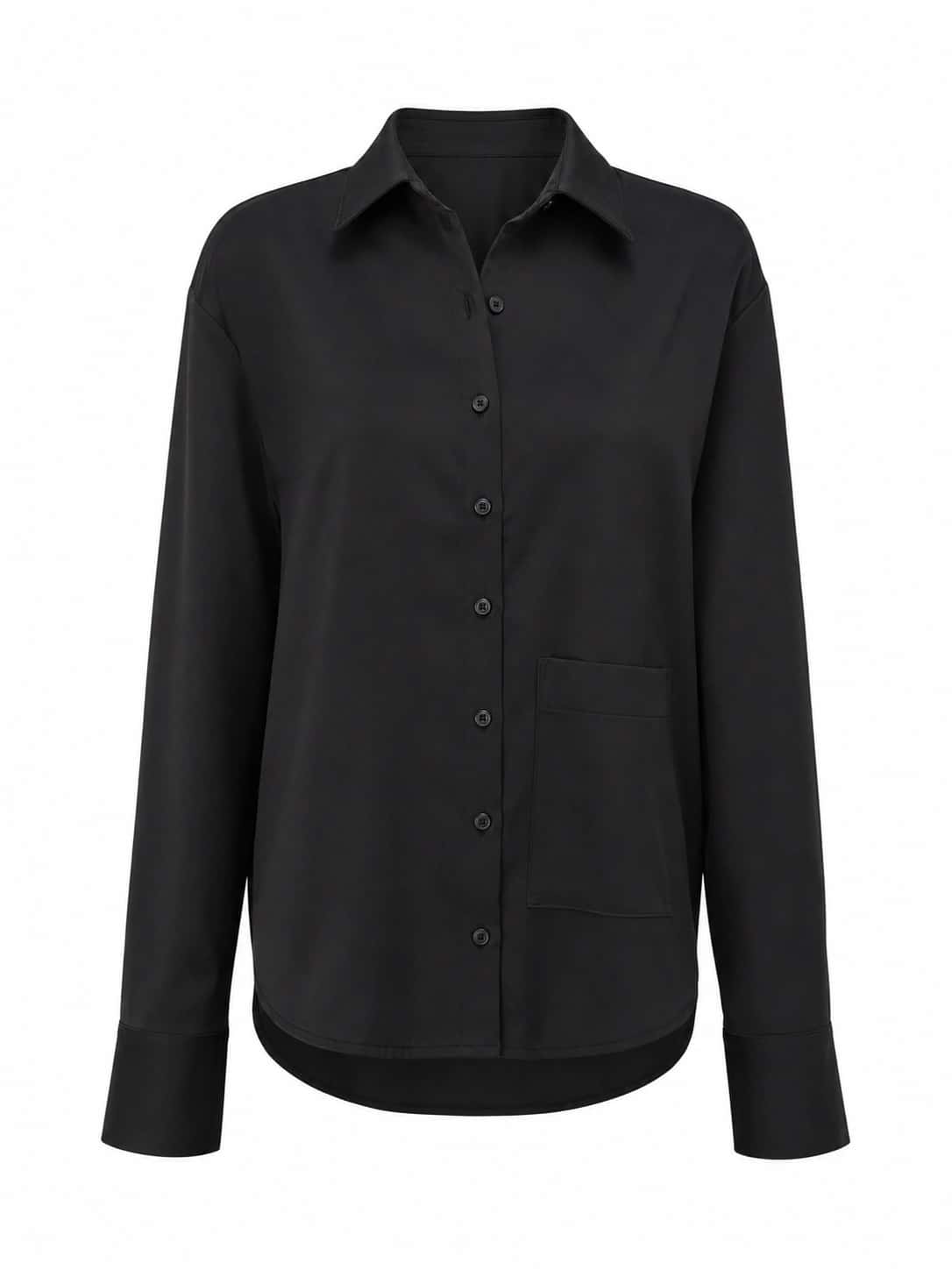 Blusa Manga Larga Negra