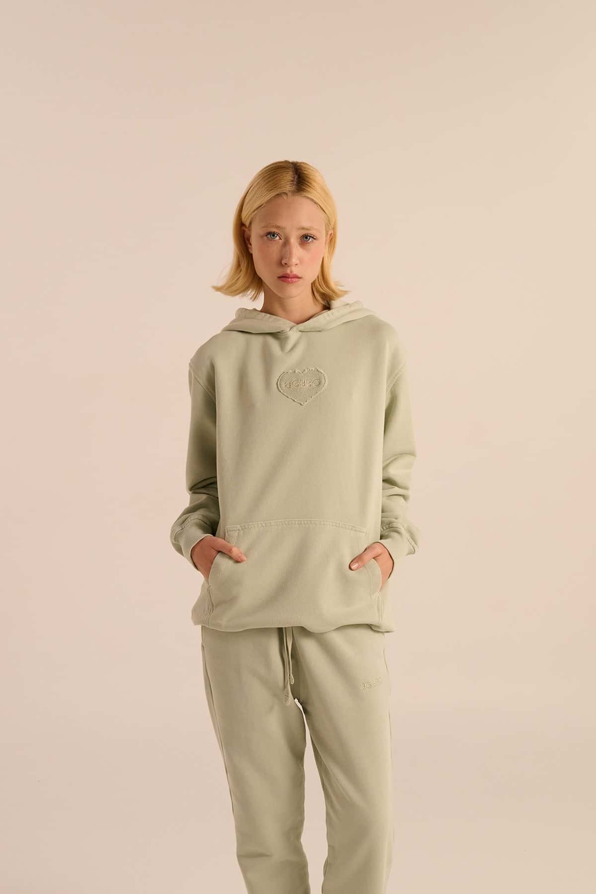 CORE HOODIE LIGHT GREEN - miniatura 7